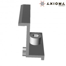 Прижим Крайний, 40 мм, алюминий и оцинкованная сталь, AXIOMA energy
