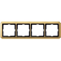 Рамка 4 поста Merten Antique. Колір Блискуча латунь MTN483421 Рамка 4 поста Merten Antique. Колір Блискуча латунь MTN483421