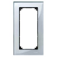 Рамка 2-постова без перегородки Merten M-Elegance Скло. Колір Алмаз MTN4025-3260 