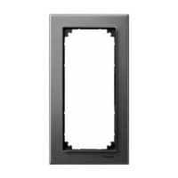 Рамка 2-постовая без перегородки Merten M-Elegance Металл. Цвет Серый родий (MTN403814) Рамка 2-постовая без перегородки Merten M-Elegance Металл. Цвет Серый родий (MTN403814)