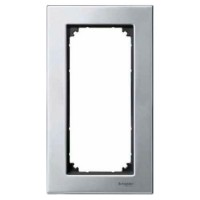Рамка 2-постовая без перегородки Merten M-Elegance Металл. Цвет Платина-серебро (MTN403860) Рамка 2-постовая без перегородки Merten M-Elegance Металл. Цвет Платина-серебро (MTN403860)