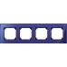 Рамка 4-постовая Merten M-Elegance Стекло Сапфир MTN4040-3278 