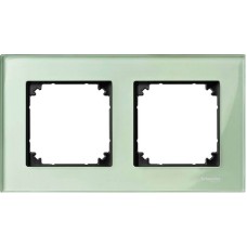 Рамка 2-постовая Merten M-Elegance Стекло Изумруд MTN404204 Рамка 2-постовая Merten M-Elegance Стекло Изумруд MTN404204