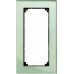 Рамка 2-постовая без перегородки Merten M-Elegance Стекло Изумруд MTN404804 