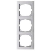 Рамка 3-постовая Merten M-Pure. Цвет Алюминий (MTN4030-3660) Рамка 3-постовая Merten M-Pure. Цвет Алюминий (MTN4030-3660)