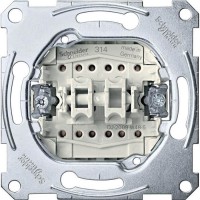 MTN3626-0000 2-клавішний механізм вимикача на два напрямки Merten System M, 1 полюс, 16А
