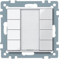 4-кнопочный выключатель KNX plus Merten System M Активный белый MTN617425