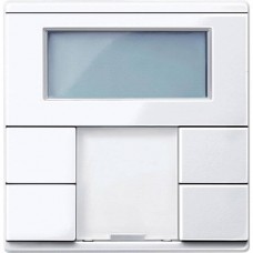 2-кнопочный выключатель с терморегулятором KNX plus Merten System M Активный белый MTN6212-0325