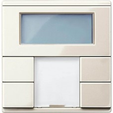 2-кнопочный выключатель с терморегулятором KNX plus Merten System M Бежевый MTN6212-0344