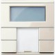 2-кнопочный выключатель с терморегулятором KNX plus Merten System M Бежевый MTN6212-0344