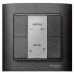 2-кнопочный выключатель KNX plus Merten System M Антрацит MTN627614