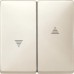 Клавіша для вимикачів рольставней Merten System Design. Колір Бежевий MTN411544 