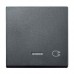 MTN431714 Клавиша с окошком для световой индикации и пиктограммой «вилка» Merten System M.  Антрацит