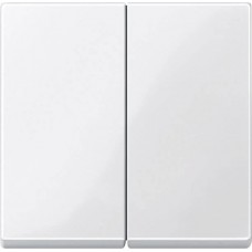Двойная клавиша Merten System M. Цвет Полярно-белый (MTN432519)