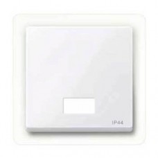 Клавіша з віконцем для світлової індикації IP44 Merten System M. Колір Активний Білий MTN432725 