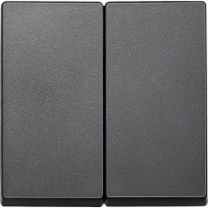 Двойная клавиша Merten System M. Цвет Антрацит (MTN433514)