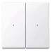 Клавиша для модуля 2-кнопочного выключателя KNX Merten System M.  Активный белый MTN619225 