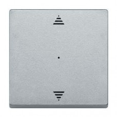 Клавіша для модуля 1-кнопкового вимикача KNX зі стрілками "вгору/вниз" Merten System M. Колір Алюміній MTN625560 