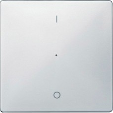Клавиша для модуля кнопочного выключателя KNX с символами I/0 Merten System Design.  Полярно-белый MTN626419 
