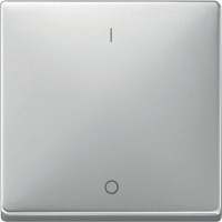 Клавиша для модуля кнопочного выключателя KNX с символами I/0 Merten System Design.  Сталь MTN626446 