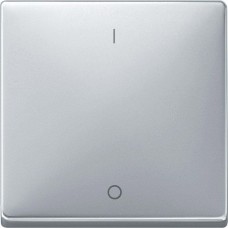 Клавиша для модуля кнопочного выключателя KNX с символами I/0 Merten System Design.  Алюминий MTN626460 