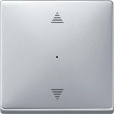 Клавиша для модуля кнопочного выключателя KNX со стрелками вверх/вниз Merten System Design.  Алюминий MTN626560 