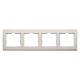 AYA5802423 Рамка 4-місна горизонтальна серія Anya