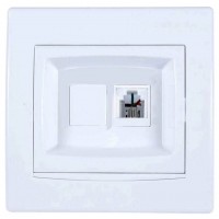 AYA4100221 Розетка телефонна RJ11 серії Anya AYA4100221 Розетка телефонна RJ11 серії Anya