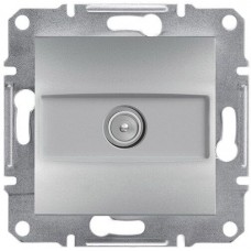 TV розетка прохідна 8 dB Asfora алюміній (EPH3200361)