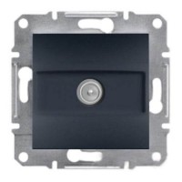 ⚡Розетка SAT концевая 1 dB Asfora антрацит (EPH3700171)
