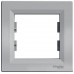 Рамка 1-постовая горизонтальная Schneider Electric серии Asfora алюминий (EPH5800161)