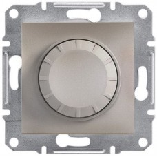 ⚡Світлорегулятор з підсвічуванням прохідний 600 ВА Asfora бронза (EPH6500169)