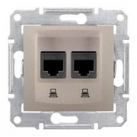 SDN4800168 Комп'ютерна розетка UTP RJ45 кат.6e неекранована Sedna. Колір Титан SDN4800168 Комп'ютерна розетка UTP RJ45 кат.6e неекранована Sedna. Колір Титан