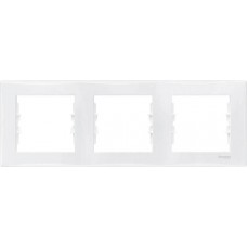 SDN5800521 Декоративна рамка 3-постова горизонтальна Sedna. Колір Білий