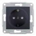 ⚡ Розетка с заземлением и защитными шторками Sedna Schneider Electric 16А графит (SDN3000170) ⚡ Розетка с заземлением и защитными шторками Sedna Schneider Electric 16А графит (SDN3000170)