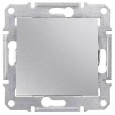 SDN0700160 Кнопковий вимикач 10A серії Sedna. Колір Алюміній