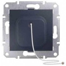 SDN1200170 Вимикач зі шнурком 10A серії Sedna. Колір Графіт