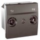 Розетка TV-R концевая серия Unica MGU3.452.12 Розетка TV-R концевая серия Unica MGU3.452.12