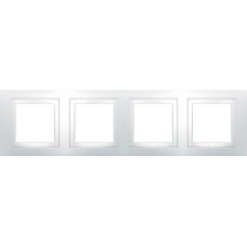 Рамка 4-местная белая Unica Basic MGU2.008.18