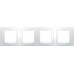Рамка 4-местная белая Unica Basic MGU2.008.18
