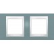 Рамка синя 2-х місна Unica Plus MGU6.004.873