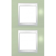Рамка двомісна Unica Plus. Колір Морська хвиля MGU6.004V.870