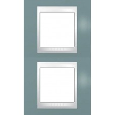 Рамка синя 2-х місна Unica Plus MGU6.004V.873