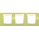 Рамка тримісна Unica Plus. Колір Зелене яблуко MGU6.006.563