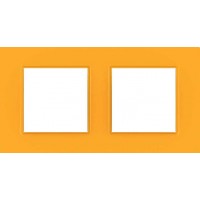 Рамка двухместная Unica Quadro. Цвет Cytrus MGU4.704.29