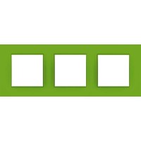 Рамка тримісна Unica Quadro. Колір Bio MGU4.706.28