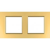 Рамка двухместная Unica Quadro. Цвет Медный MGU6.704.56 Рамка двухместная Unica Quadro. Цвет Медный MGU6.704.56