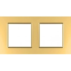 MGU6.704.56 Рамка 2-местная Unica Quadro. Цвет Медный
