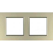 Рамка двухместная Unica Quadro. Цвет Титановый MGU6.704.57