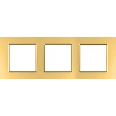 MGU6.706.56 Рамка 3-местная Unica Quadro. Цвет Медный